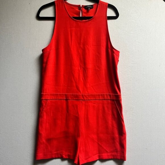 Babaton Red Sleeveless Jumpsuit - Picture 1 of 12